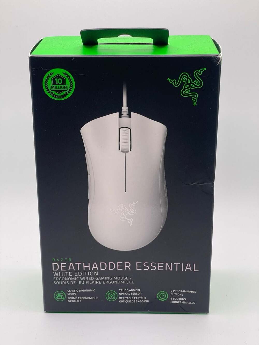 Razer Deathadder Essential White Edition Wired Gaming Mouse